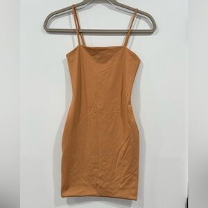 Forever 21 Tan Spaghetti Strap Mini Dress - XS